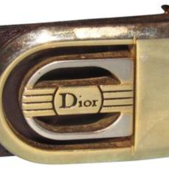 Dior Brown/Black 2-tone Buckle Reversible Belt main image 4